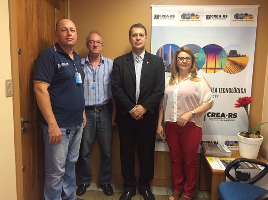 Eng. Melvis visita sede da Inspetoria do Conselho no município