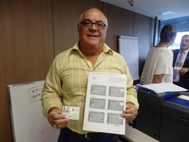 Carlos Roberto Bezerra, funcionário do setor de atendimento do Crea-PB