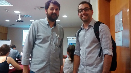 Inspetores de Bento e Vacaria, respectivamente, Eng. Rogério e Maurício Boeno