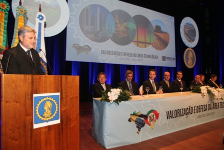 Eng. Gilmar, candidato único reeleito, a presidir a Mútua-RS no triênio 2015/2017