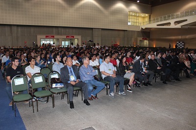 O coordenador do Crea-junior do Rio Grande do Sul, estudante de Eng. Civ. Solon da Costa Souza Filho acompanhou as atividades do Fórum