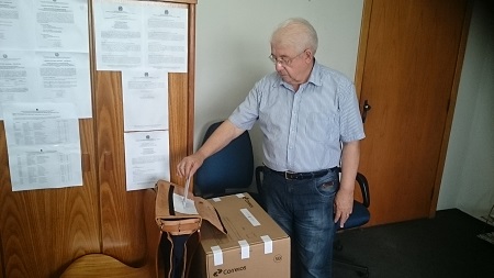 Em Guaíba, o primeiro eleitor foi o Eng. Mec. e de Seg. Trab. Paulo Bezerra, atual inspetor-secretário