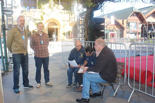Os inspetores de Canela/Gramado acompanharam a fiscalização. A documentação foi apresentada pelo Eng. Lucio Carvalho, da Gramadotur 