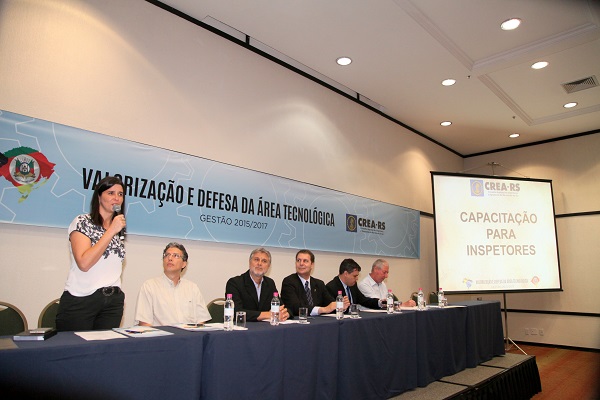 Eng. Nanci Walter  tomou posse no início do ano como coordenadora das Inspetorias do CREA-RS 