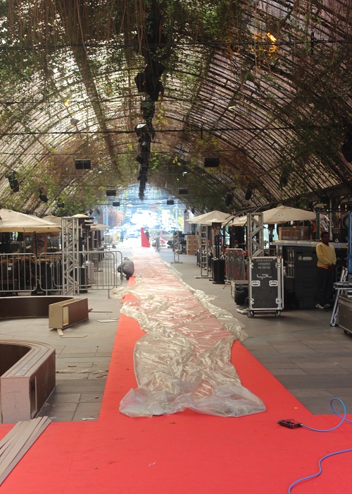 A arquiteta Daniela Corso é responsável pela intervenção da rua coberta