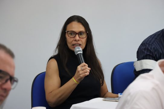 Coordenadora adjunta do CREA-RS, ge&oacute;loga Cassiana Michelin