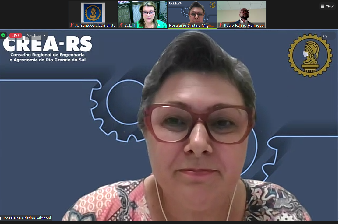 A Eng. Qu&iacute;m. e Seg. Trab. Roselaine Mignoni